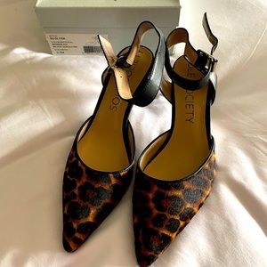 Sexy Leopard Print Strap Heels